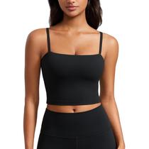Top CRZ YOGA Butterluxe Cami Crop Preto XL
