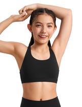 Top CRZ YOGA Butterluxe com Alças Cruzadas e Decote Redondo Preto G Top CRZ YOGA Butterluxe com Alças Cruzadas e Decote Redondo Preto G