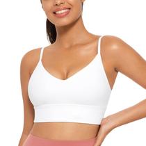 Top CRZ YOGA Butterluxe Decote V Longline Branco P
