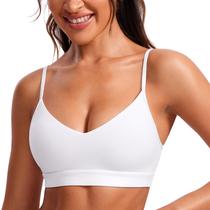 Top CRZ YOGA Butterluxe Decote V Sem Costura Branco P Top CRZ YOGA Butterluxe Decote V Sem Costura Branco P