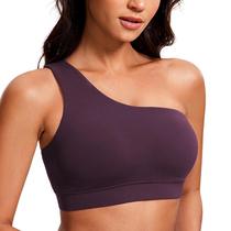 Top CRZ YOGA Butterluxe Ombro Único Baixo Impacto Roxo M Top CRZ YOGA Butterluxe Ombro Único Baixo Impacto Roxo M