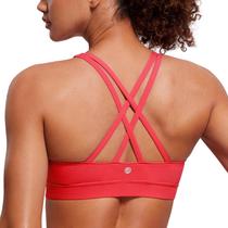 Top CRZ YOGA Naked Feeling com Alças Finas e Bojo Vermelho Carmim P Top CRZ YOGA Naked Feeling com Alças Finas e Bojo Vermelho Carmim P
