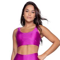 Top de Academia Fitness New Zig 3D Bella Fiore Alta Compressão Musculação Moda Fitness Treino