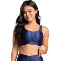 Top de Academia Fitness New Zig 3D Bella Fiore Alta Compressão Musculação Moda Fitness Treino