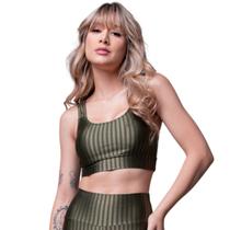 Top de Academia Fitness New Zig 3D Bella Fiore Alta Compressão Musculação Moda Fitness Treino