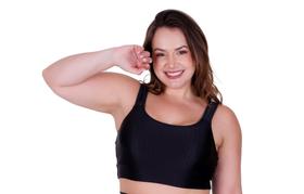 Top de Academia Grande Plus Size Fitness 46 48 50 - c7 TOP NICOLE