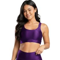 Top de Academia New Zig 3D Bella Fiore Roupa Para Treino Alta Compressão Fitness Musculação Feminina