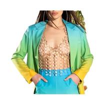 Top De Alça Com Franjas Geométricas E Cristais Para Mulheres, Estilo Picante Para Festival De Música