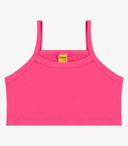 Top De Alça Infantil Rovi Kids Rosa Top De Alça Infantil Rovi Kids Rosa