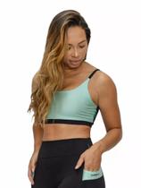 Top de Alça Verde Agua