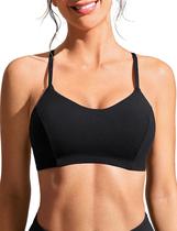 Top de Biquíni CRZ YOGA com Amarração e Decote V Preto Médio Top de Biquíni CRZ YOGA com Amarração e Decote V Preto Médio