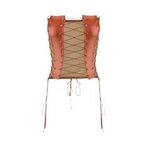 Top De Couro Sexy Y2K Para Mulheres, Corset Com Recortes, Moda De Rua Para Noite Em Clube, Estilo Top De Couro Sexy Y2K Para Mulheres, Corset Com Recortes, Moda De Rua Para Noite Em Clube, Estilo