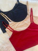 Top de malha fria cores e tamanhos variados Top de malha fria cores e tamanhos variados