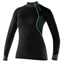 Top de Mergulho Bare EXOWEAR Feminino Preto 3 Camadas 2mm Top de Mergulho Bare EXOWEAR Feminino Preto 3 Camadas 2mm