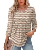 Top de verão casual XIEERDUO para mulheres 2025 F-Brown Stripe L