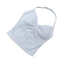 Top De Yoga Ajustável Com Alças E Costas Abertas Para Mulheres, Com Bojo Removível, Efeito Scrunch,
