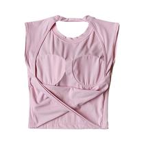 Top De Yoga Feminino Sexy Sem Costas De Secagem Rápida Com Almofada De Peito Fixa Colete Esportivo