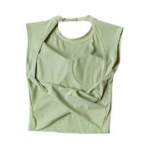 Top De Yoga Feminino Sexy Sem Costas, De Secagem Rápida E Modelador, Com Bojo Fixo, Colete Esportivo