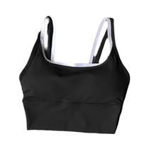 Top De Yoga Sem Costura Para Mulheres, Sutiã Esportivo Respirável E À Prova De Impactos, Crop Top