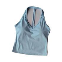 Top De Yoga Sem Costura Para Mulheres, Sutiã Esportivo Respirável E Anti-Suor Para Treino Na