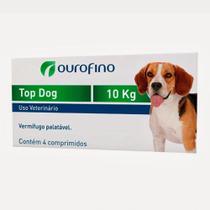 TOP DOG 10kg - cx c/ 4 comprimidos - Ourofino