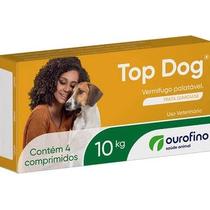 Top Dog Cães 10kg 4 Comprimidos Vermífugo Ourofino