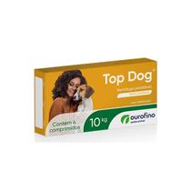 Top Dog Vermifugo Para Cães 10kg 4 Comprimidos Top Dog Vermifugo Para Cães 10kg 4 Comprimidos