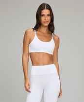 Top Elástico Personalizado Alto Giro Branco