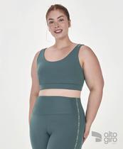 Top Elastico Plus Alto Giro Verde Urbano Top Elastico Plus Alto Giro Verde Urbano