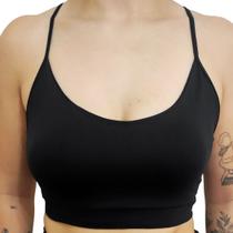 Top Elite Feminino Com Bojo Fitness Esportivo Academia UV50+