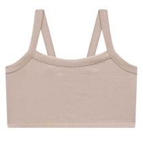 Top em Cotton na Cor BEGE - Kukiê Top em Cotton na Cor BEGE - Kukiê