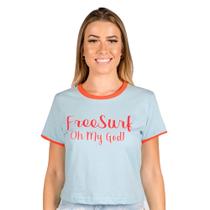 Top Especial Feminino Freesurf Cool Azul