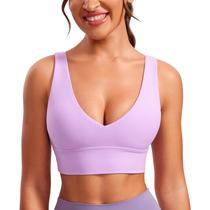 Top Esportivo CRZ YOGA Butterluxe Sem Costura Decote V Lilás G Top Esportivo CRZ YOGA Butterluxe Sem Costura Decote V Lilás G