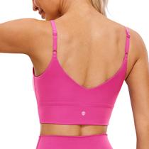 Top Esportivo CRZ YOGA V Costas Sem Aro Hibisco Roxo XL Top Esportivo CRZ YOGA V Costas Sem Aro Hibisco Roxo XL