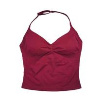 Top Esportivo Feminino Ajustável Sem Costas Para Academia E Yoga Com Sutiã Embutido, Roupa De Treino