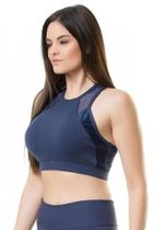 Top esportivo feminino azul marinho TAM P Top esportivo feminino azul marinho TAM P