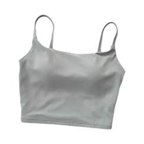 Top Esportivo Feminino Pequeno Com Alças, Sutiã De Treino Para Verão