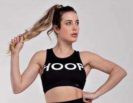 Top Esportivo Hoop/Preto Top Esportivo Hoop/Preto