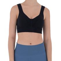 Top Esportivo Lupo Af Basic Com Bojo Removível - Preto Top Esportivo Lupo Af Basic Com Bojo Removível - Preto