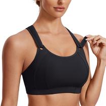Top Esportivo SYROKAN 34C com Bojo, Sem Aro, Ajustável, Preto Top Esportivo SYROKAN 34C com Bojo, Sem Aro, Ajustável, Preto