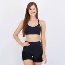 Top Everlast Com Recorte Feminino Preto