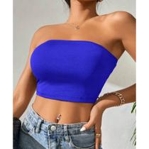 Top Faixa Cropped Feminino Sem Bojo sem alça Imperdível