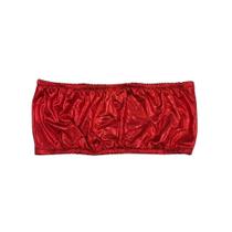 Top Faixa Metalizada Carnaval