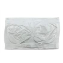 Top Faixa Sem Alças Branco Basic+ Confortável Top Faixa Sem Alças Branco Basic+ Confortável