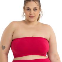 Top Faixa Suplex Cropped Sem Alça Fitness Plus Size 3035.C1 Top Faixa Suplex Cropped Sem Alça Fitness Plus Size 3035.C1