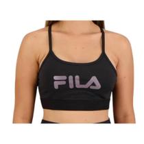 Top fem. fila train elastic ii-preto/furtacor