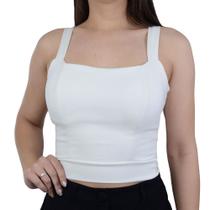 Top Feminino Autenticada Cropped Montaria Branco Off - 7612