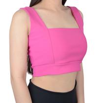 Top Feminino Autenticada Cropped Rosa - 000072 Top Feminino Autenticada Cropped Rosa - 000072