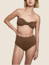 Top Feminino Biquini Tweed com Nó Dzarm Top Feminino Biquini Tweed com Nó Dzarm