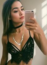 Top Feminino Bralette Renda Sensual Lingerie Sexy sem Bojo Top Feminino Bralette Renda Sensual Lingerie Sexy sem Bojo